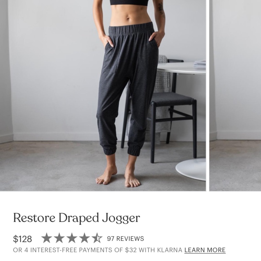 Lunya Restore Draped Joggers-M